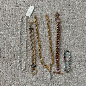 Jewelry Lot, Necklaces and Bracelets. Anne Klein, Michael Kors, Monet